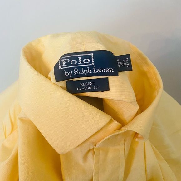 🧧SALE🧧 Polo Ralph Lauren Regent Classic Fit Solid Dress Shirt - Picture 3 of 8